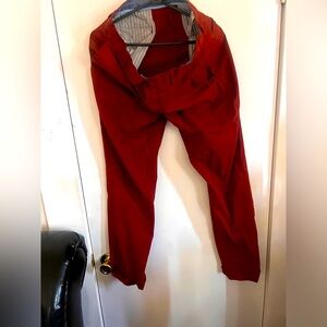 Banana republic chino pants dark salmon color 33x34